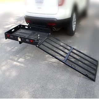 Outside Hitch Mounted Manual Mobility Scooter Power Chair Vehicle Lift 