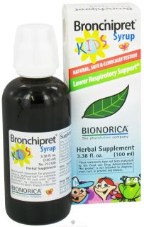 Bionorica   Bronchipret Syrup Herbal Supplement For Kids   3.38 oz 