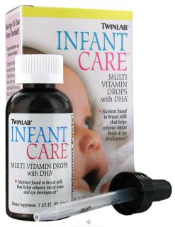 Buy Twinlab   Infant Care Multi Vitamin Drops with DHA   1.7 oz. at 