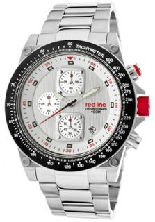 Red Line 50040 22 Watches,Mens Simulator Chronograph Silver Dial 