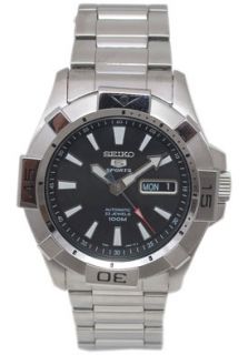 Seiko SNZH11K1 Watches,Mens Automatic Sport Stainless Steel w/ Black 