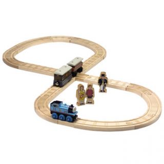 Bring Thomas stories to life with this Thomas and Toby Wooden Train 