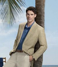 Tropical Blend 2 Button Linen/Cotton Sportcoat