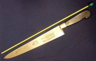 VERY RARE Huge Henckels Display Knife From The 1904 St. Louis World 