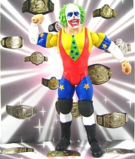 113 WWE Classics Superstar Doink The Clown figure +belt