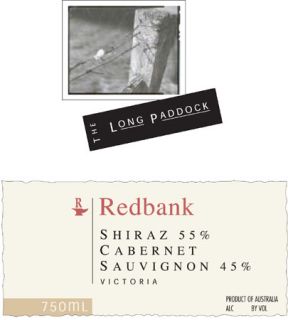 Redbank Long Paddock Shiraz   Cabernet 2004 