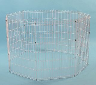 New 42 Pet Dog Cat Small Animals Exercise Pen 8 Panels Playpen Fence