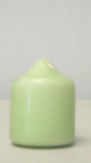   Candles Votive Pillar Scented Honeydew Melon 2.5 Inch, Green, 32 Piece