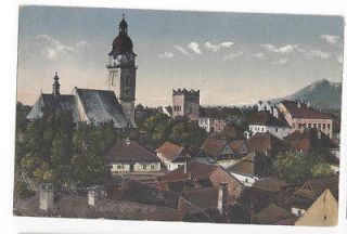 CZECH Antique Post Card Spisska Bela mit der Tatra Minerva Praha ##