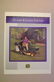 John Deere Brochure   GT Lawn & Garden Tractors   GT242 Cover riding 