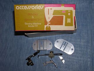 Singer Sewing Machine Zig Zag & Stretch accessories with Throat Plates 