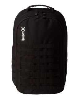 Hurley Oxford Black Backpack Laptop Bag NEW