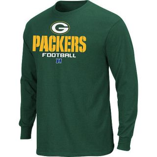 NEW Green Bay Packers Green Critical Victory Men Long Sleeve Shirt 