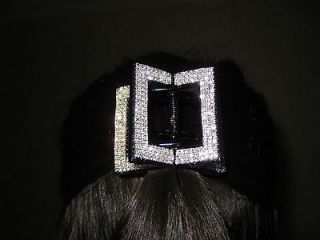 Gorgeously Glitzy Hair Claw Clip w/Authentic Swarovski Finest Crystals 