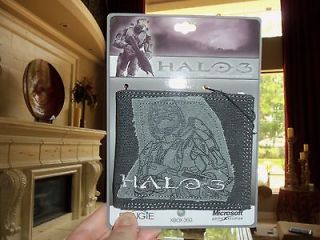 Nice~HALO 3 WALLET~MENS~GREY~BILLFOLD~8 CARD SLOTS~OH SO COOL~XBOX 360 