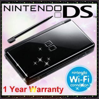 New Black Nintendo DS Lite HandHeld console System+gift