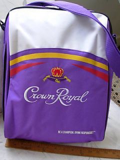Crown Royal Tote Insulated Cooler Book Computer Bag Luggage Sturdy 