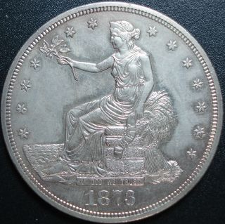 1873 CC Silver Trade Dollar INCREDIBLY RARE Uncirculated condition 