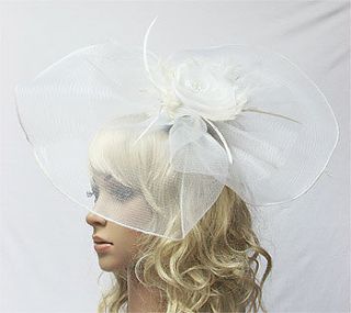 Over Size Fascinator Hat Party Hair Clip Headband Great For Wedding 