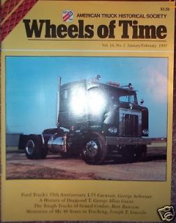 DIAMOND T History Grand Coulee trucks CF WHEELS of TIME