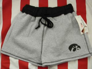 IOWA HAWKEYE WOMENS SHORTS COLLEGIATE LICENSED NEW WITH TAGS CLEARANCE 