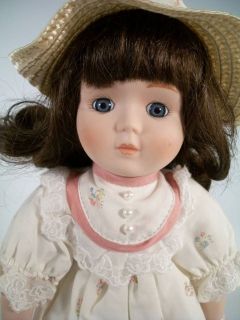 Dynasty Doll Rita Victorian Porcelain Doll Tags Stand