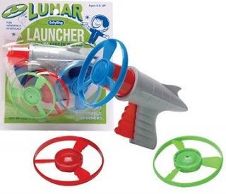   LAUNCHER Space Pistol Retro toy propeller prop helicopter disc Ray Gun