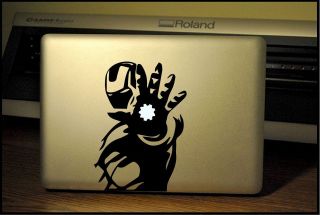 Apple Macbook Pro & Air LAPTOP Decal/Sticker: Ironman & Warmachine