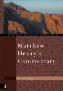 Matthew Henrys Commentary by Matthew Henry 1961, Hardcover