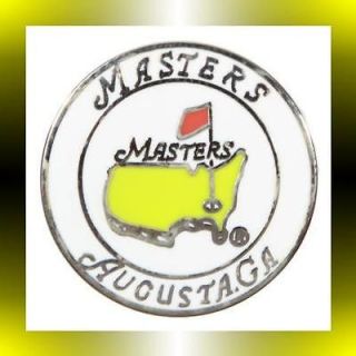 Masters Golf Ball Marker W/Bonus Magnetic Hat Clip