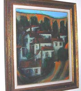 Gustavo Novoa (Born 1941   Chile)   “The Village”   South American 