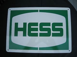 HESS GASOLINE GAS STATION PUMP SIGN GARAGE Mechanic Advertising Free 