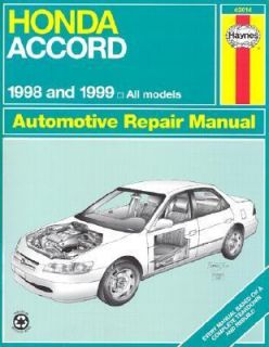 Honda Accord, 1998 1999 by J. H. Haynes, Jay Storer and Robert Maddox 