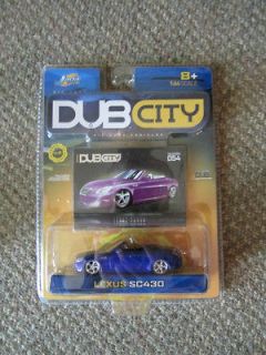   Lexus SC430 Die Cast 1:64 Scale Vehicle by Jada Toys with trading card