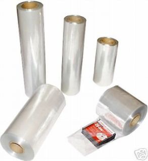 1500 Ft 100 Gauge PVC Heat Shrink Wrap Tube Tubing Film Packing 