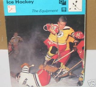Ice Hockey The Equipment Fussen WGE Collector card
