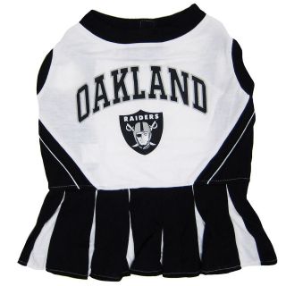 Oakland Raiders NFL Football Licensed Dog Pet CheerLeading Dress 
