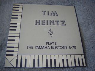 Tim Heintz   Plays Yamaha Electone E 70 Organ LP SEALED private