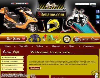 Money Maker Profitable Scooters Store Online Business Website For Sale 