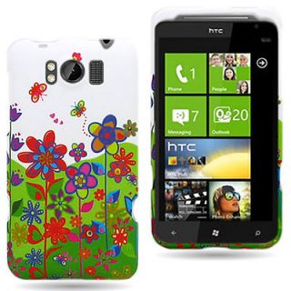   HTC Titan X310E Spring Garden Design Faceplate Hard Cover Phone Case
