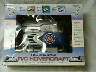Newly listed RC Hovercraft Air Powered Boat, In Box, new Batteries 