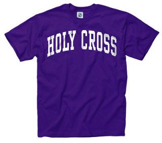Holy Cross Crusaders Purple Arch T Shirt