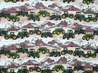 JOHN DEERE TRACTOR PARADE Daisy Kingdom cotton quilters fabric ½ yard 