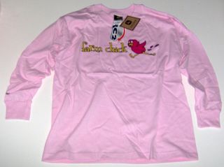 John Deere Pink Farm Chick ERTL 100% Preshrunk Cotton Tee Shirt NWT 