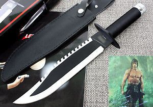 UNBRANDED Rambo II Style Survival Bowie Hunting Knife FK65