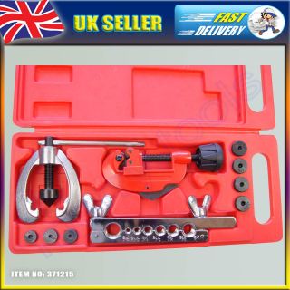   Copper Aircondition Brake Pipe Double Flaring Tool Kit Tube Cutter