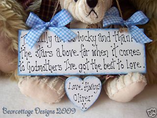 Personalised Im So Lucky Godmother Godparent Gift