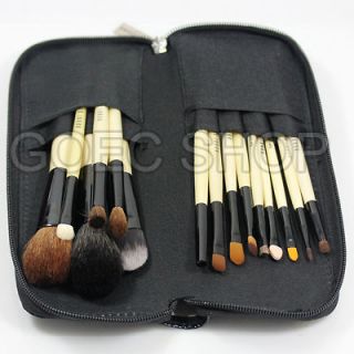 New In Bag 15 Pcs Professional Brown Cosmetic Makeup Brushes Set Kit