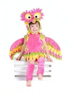   Childs Girls Infant Princess Paradise Holly Owl Costume Bird New