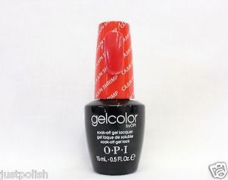 OPI GelColor Soak off Nail Polish Gel Color Cajun Shrimp